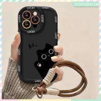 ราคา แมวดำน่ารัก เคสไอโฟนหรูหราไฮโซ กันกระแทก For iPhone 8 11 13 16 Plus XR 12 7P 8P X/XS 14 15 PRO MAX เคสโทรศัพท์มือถือนิ่ม (40066069850)