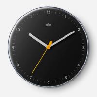 ราคา Braun นาฬิกาแขวนเงียบ สีดํา BC26B เส้นผ่านศูนย์กลาง 23 ซม. แบบอะนาล็อกทันสมัยโดย Dieter Rams / จากเกาหลี (28321903315)
