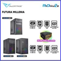 ราคา Alcatroz Azzura Millenia Air1 / Air2 / Air3 RGB MATX PC Desktop Case พร้อม PSU 235W (29539687469)