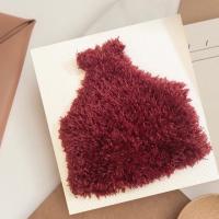 ราคา เสื้อคอกุดขนฟู สีแดงเลือดหมู (6734838248)