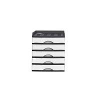 ราคา ตู้ลิ้นชัก 5 ชั้น พร้อมถาดบน สีดำขาว รุ่น A-109 Organizer With U (26706548860)