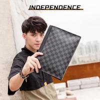 ราคา XM-3905 กระเป๋าคลัชผู้ชายลายสก็อตใหม่ กระเป๋าคลัชผู้ชายลายสก็อตแฟชั่น (25463308266)