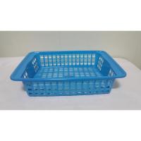 ราคา ตะกร้าสี่เหลี่ยม สีฟ้า (200318623)