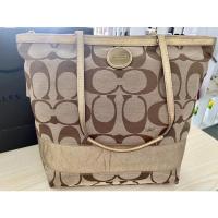 ราคา Coachทรงช้อปปิ้งกระเป๋าแบรนด์มือสอง12นิ้ว (18927356336)