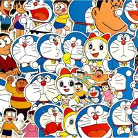 ราคา ⚡พร้อมส่ง⚡60ชิ้น โดเรม่อน โดราเอม่อน doremon doraemon พลาสติกกันน้ำ สีคมชัด (3663086989)