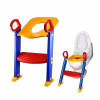 ราคา Toilet Training ฝารองชักโครกเด็กแบบมีบันได ฝารองนั่งชักโครกเด็ก ฝึกนั่งในห้องน้ำสำหรับเด็ก พับเก็บได้ (635152313)