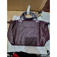 ราคา พร้อมส่ง Longchamp Cuir size S สีแดงเบอกันดี (22120942387)