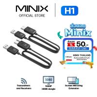 ราคา [Official Mall] Minix H1 อุปกรณ์ส่งสัญญาณและตัวรับสัญญาณ Wireless HDMI to HDMI Dongle / Wireless Display Dongle (28508266168)