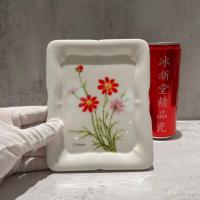 ราคา ภาพวาดดอกไม้สีน้ำมันขนาด 15.6 x 12.2 ซม. บนกระดานเคลือบดินเผาแบบ brocade สไตล์คลาสสิกญี่ปุ่น (48201012607)