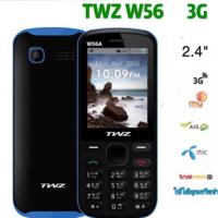 ราคา TWZโทรศัพท์ ปุ่มกด W56-2.4” (3G) ใช้ได้ทุกเครือข่าย (507135037)