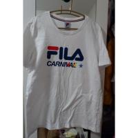 ราคา เสื้อยืด FILA แท้ Size S สีขาว FILA Carnival (11579660158)
