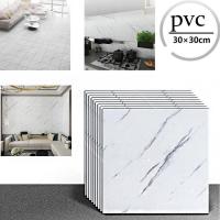 ราคา 30X30cm กระเบื้องยาง กระเบื้องยางลายหินอ่อน กาวในตัว ติดพื้น วัสดุปูพื้น ปูพื้นห้องนอน กระเบื้องปูพื้น (23383136894)