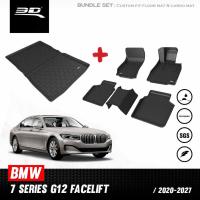 ราคา BMW 7 SERIES FACELIFT (G12) ปี 2020 2021 2022 2023 2024 พรมปูพื้นรถยนต์ 3D พร้อมถาดท้าย (22130528889)