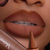 ราคา 2-in-1 Matte Velvet Lipstick and Lip Liner Double Use Lip Liner Waterproof Lipstick Pencil Long Lasting Sexy Brown Lipstick Beauty Matte Lip Liner Pen Lips Makeup (24036979640)