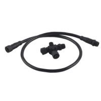 ราคา For NMEA 2000 Drop Backbone Cable with TConnector 5 Pin Waterproof M12 0.5m for Garmin Networks (55502519690)
