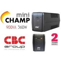 ราคา Mini Champ UPS เครื่องสำรองไฟ CBC 900VA-360W วัตต์ อุปกรณ์สำรองไฟ ใช้กับ คอมพิวเตอร์ ประกัน2ปี (25756827075)
