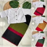 ราคา ชุดผ้าฝ้ายพื้นเมือง ชุดไทยล้านนา ชุดกาสะลองเด็ก (17296478718)