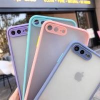 ราคา เคส f9เคสหลังด้านกล้องขอบสี มี9สี รุ่น iphone 6/6s iphone7/8/se2020 iphone6plus iphone7plus/8plus เคส 11 กันกระแทก (8618578043)