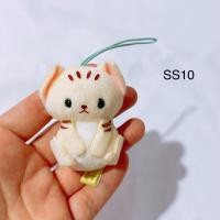 ราคา พวงกุญแจ ตุ๊กตา จิ๋ว แมว แมวส้ม แมวลายเสือ จิ้งจอก อมูส amuse cat fox (55202640238)