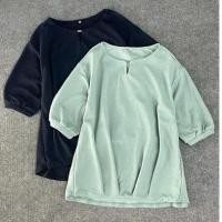 ราคา เสื้อ MANGO แบรนด์แท้ สวยมากๆค่า มีดีเทลเหล็กปั๊มโลโก้แบรนด์ที่คอสวยๆเลยจ้ะ (18917450349)