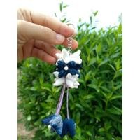 ราคา พวงกุญแจดอกมะลิผ้าคราม (28788082497)