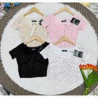 ราคา เสื้อยืดแขนสั้น ลายดอก มีฟองน้ำในตัว ypy (28554898084)