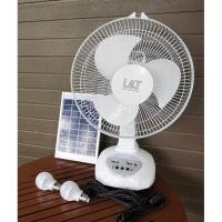 ราคา พัดลมโซล่าเซลล์12นิ้ว พัดลมโซล่าเซล ใช้ได้2ระบบไฟบ้านและไฟโซล่า แผงโซล่าเซลส์ พัดลมโซล่า แถมหลอดไฟ LED 2 หลอด (8075595929)