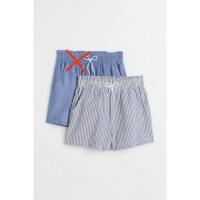 ราคา H&M Kids Short Blue แถบสีเข้ม อายุ 8-10 ปี (25756185497)