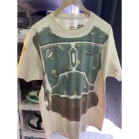 ราคา Disney Parks Hanes Beefy Think Boba Fett Mandalorian Tshirt L เสื้อแขนสั้นมือสอง (29053092600)