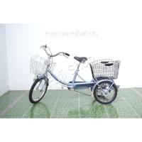 ราคา จักรยานสามล้อญี่ปุ่น - ล้อ 20/16 นิ้ว - มีเกียร์ - Miyata - สีเงิน [จักรยานมือสอง] (41376163170)