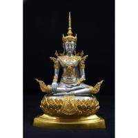 ราคา พระมหาจักรพรรดิ ปางมารวิชัย วัดหน้าพระเมรุ จ.อยุธยา เนื้อทองเหลือง สองกษัตริย์ หน้าตัก7นิ้ว (52950111132)