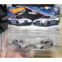 ราคา Hot Wheels Premium 2-Pack รุ่น Nissan Skyline GT-R (BNR32) and Nissan Skyline GT-R (BNR34) Car Culture (48400835033)
