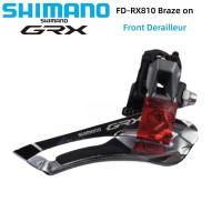 ราคา Shimano GRX RX810 derailleur สับจานหน้า 2x11-Speed braze ON FD-RX810-F สำหรับจักรยานเสือหมอบ / Gravel อะไหล่รถจักรยาน (44027289429)