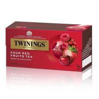 ราคา Twinings Four Red Fruits Tea ชาทไวนิงส์ โฟร์ เรด ฟรุ้ต (241538300)