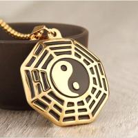 ราคา จี้สร้อยคอ ยันต์แปดทิศ เสริมดวง โชคลาภ ยินหยาง ปรับสมดุลชีวิต เจริญก้าวหน้า จี้พวงกุญแจ八卦项链 (27416019722)