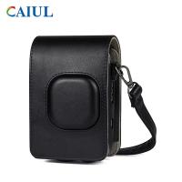 ราคา FujiFilm Mini Liplay CAIUL Black Camera Bag Vintage PU leather bag literary fresh shoulder bag case (24511834746)