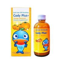 ราคา CODY PLUS น้ำมันตับปลา สำหรับเด็ก โคดี้พลัส cody plus รสส้ม 120 ml วิตามินเด็ก น้ำมันตับปลาและวิตามิน โคดี้ พลัส (20359342032)