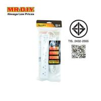 ราคา Glory ปลั๊กไฟ 5 ช่อง 1 สวิตช์ ยาว 2 เมตร_9024314 (43825234375)