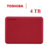 ราคา [มือ 1] Toshiba External Harddrive Canvio V10 4TB สีแดง External HDD 4TB USB3.2 ของใหม่ ประกันศูนย์ไทย (8964023975)