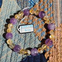 ราคา สร้อยข้อมือหินมงคล หินนำโชค หินอเมทิสต์+ซิทริน (24010620962)