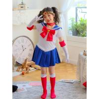 ราคา ชุดคอสเพลย์ Suihikyu สำหรับเด็กผู้หญิง ชุดเซเลอร์มูน Usagi Tsukino ชุดเซเลอร์มูนสำหรับเด็ก ชุดแสดงฮาโลวีน (40250983230)