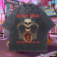 ราคา Wimtwentysix Celine dion เสื้อยืดโอเวอร์ไซส์ | เสื้อยืด Washed | เสื้อยืดวินเทจ เพลงไททานิค (42274578037)