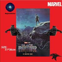 ราคา โปสเตอร์ภาพยนตร์ Marvel "Black Panther" กระดาษคราฟท์ วอลเปเปอร์ ติดผนัง โปสเตอร์ภาพวาด 50.5 * 35 ซม. (19052056563)
