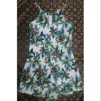 ราคา ชุดลายดอก จั๊มสูทขาสั้นลายดอก ชุดใส่เที่ยวสงกรานต์ (2082187949)