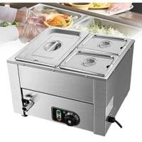 ราคา เครื่องอุ่นอาหารบุฟเฟ่ต์และอุ่นซุปไฟฟ้า 800w/1500w พร้อมฝา (41159374664)