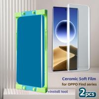 ราคา ฟิล์มเซรามิค กันรอยหน้าจอ ไม่ใช่กระจกนิรภัย แบบเต็มจอ สําหรับ OPPO Find X7 Ultra X6 X5 Pro X2 X3 Pro Neo FindX7 Ultra FindX6 FindX5 Pro FindX2 FindX3 Pro Neo 2 ชิ้น (25622713171)