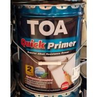 ราคา TOA QUICK PRIMER สีรองพื้นปูนเก่า ปูนใหม่ ปูนฉาบเสร็จใหม่ สูตรน้ำมัน ขนาด 18.925 ลิตร (27674646886)