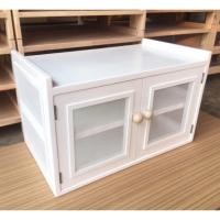 ราคา ตู้กับข้าวไม้สีขาว ขนาดเล็ก 35x60x37ซม.(แบบไม่มีขา) (1770606348)