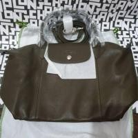 ราคา พร้อมส่ง New longchamp cuir size s สีกากี (4005307628)