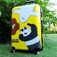 ราคา กระเป๋าเดินทางล้อลากใบใหญ่ 28 นิ้ว หมี Barebear (10298670664)